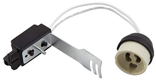 McShine - Lampenfassung | GU10, rund, für Hochvoltlampen, Zugentlastung, 11cm Kabel, max. 230V/50W | für die Umrüstung von Niedervolt Deckenleuchten auf GU10 / 230V