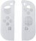 Coque de protection en silicone souple pour manette Switch Blanc