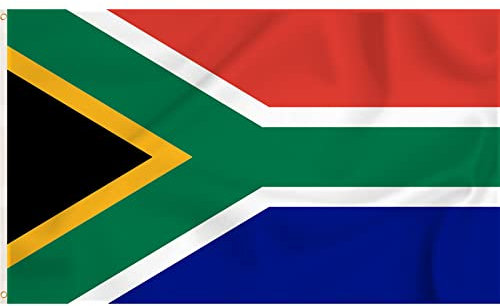 Storm&Lighthouse Große Südafrikanisch Flagge Südafrika Fahne Afrikanisch Flaggen 90 x 150 cm mit Metallösen