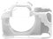 kinokoo Silicone Cover for Canon EOS 200D/Rebel SL2, Canon EOS 250D/200D II/Rebel SL3 Protective Case (White-b)