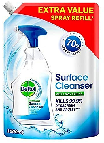 Dettol Anti-Bacterial Surface Cleanser Spray Refill, 1.2 Litre