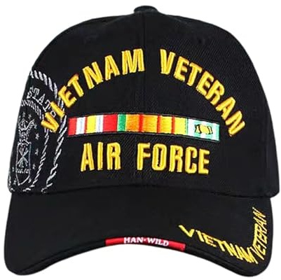 VKGJMHD gestickte US-Armee US-Luftwaffe Vietnam Veteran Cap USAF Tactical Cap Navy Baseball Cap einstellbar