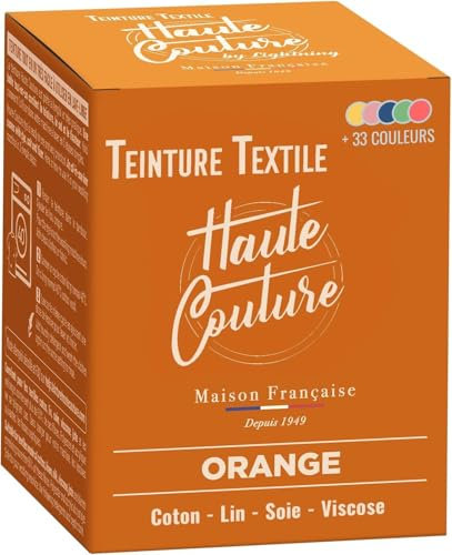 Teinture Textile Orange - HAUTE COUTURE