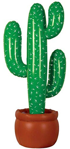 The Glowhouse Cactus Gonflable - Décoration pour Devise Mexicaine et fête hawaïenne - 86 cm