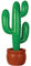 The Glowhouse Aufblasbarer Kaktus, Dekoration für mexikanische Motto und Hawaii-Party, 86 cm