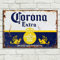 LBS4ALL Corona Beer Extra Signs Metallschild Aluminium Vintage Pub Tiki Bar Home Cafe Wand Bier Retro Club