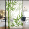 XQKXHZ Fensterfolie Sichtschutzfolie Grünem Bambus Muster Dekorfolie Selbstklebend Milchglasfolie Blickdicht Statisch Haftend Fensterfolie Für Schlafzimmer Badezimmer Küche Büro,1,40x120cm