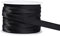 BENECREAT 13.5 Yard/12.5 m Satin-Schrägband 3/8 Zoll (10 mm) Doppelt Gefaltetes Satin-Schrägband Für Cheongsam-Dekoration, Kleidungsnähte Paspeln, Schwarz