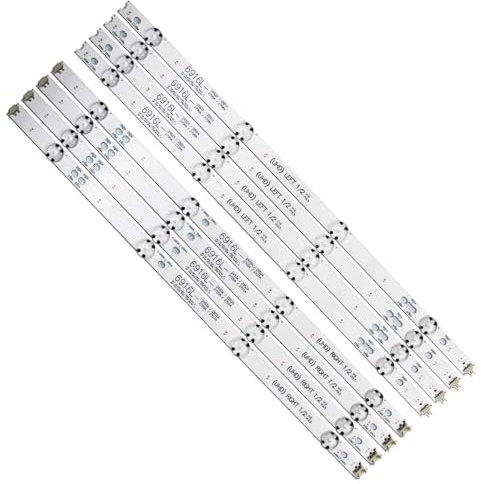 GuuYebe 6916L-2706A 6916L-2705A 2707A 2708A 49UH603V Pieza de repuesto de TV con tira de retroiluminación LED para 49UH620V LC490DGE 49LJ58300W 49LF5010 6916L-2709A 2710A 2711A 2712A 49UH6500