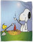 Snoopy Fleece Decke Flauschige Flanelldecke Kuscheldecke Plüsch Fleecedecke Wohndecke Sofadecke Weiche Warm Überwürfe Couchdecke 40x50inch(100x130cm)