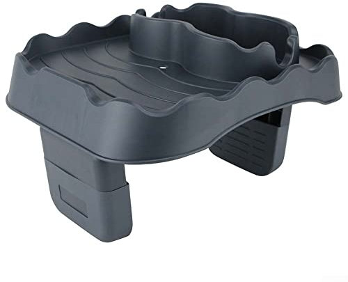 1 porte-gobelet gonflable pour piscine - Réglable et antidérapant - Gris