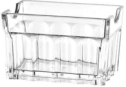 LOVIVER Soporte para Sobres de azúcar Tazón para bolsitas de té Edulcorantes Dispensador de Platos Bolsa de azúcar Contenedor de Almacenamiento, 8,8 cm x 6,2 cm x 5,5 cm