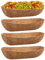 Riare 4PCS Trough Coco Coir Liners 24Inch Coconut Coir Hanging Basket Liner for Planters Natural Coco Fiber Window Box Liners for Wall Planter, Window Basket Deck Railing Planter (4, 24inch)