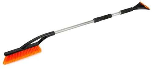 NAJDER Auto Eiskratzer,Schneebesen Auto Teleskop,Eiskratzer Auto mit Besen Ausziehbar,Auto Eiskratzer mit Besen, Eiskratzer Auto mit Besen Lang, 890-1170 mm