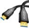 Cratree Câble Micro HDMI vers HDMI 1M, 8K 60hz 4K 120hz, Micro HDMI Ultra Haute Vitesse Supporte HDR eARC Compatible avec GoPro Hero 7 6 5 4,Raspberry Pi 4,Sony Camera,Nikon