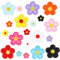 20 Stück Blumen Patches Zum Aufbügeln, Patches Zum Aufbügeln Blumenaufnäher Zum Aufbügeln Blume Bestickte Patches Aufbügeln Blumen Flicken Von Gestickten Blumenaufnähern Für Kleidung Accessoires