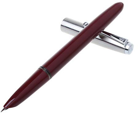Arecobticy University Essentials,Pens,Vintage Stainless Steel Fountain Pen 0.38mm Nib Business Office Gift
