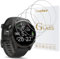iVoler 4 Pezzi Vetro Temperato per Garmin Forerunner 165/165 Music/Xiaomi Watch S4 / S3 / Amazfit Cheetah PRO, Pellicola Protettiva Protezione Schermo Anti Graffio, Durezza 9H, Anti-Impronte