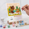 Malen Nach Zahlen Kalender 2025, DIY Kalender 2025, Malen Nach Zahlen Tier Kalender Tischkalender, DIY Tischkalender 2025 zum Aufstellen, mit Pinsels Acrylfarbe und Base Anti Stress