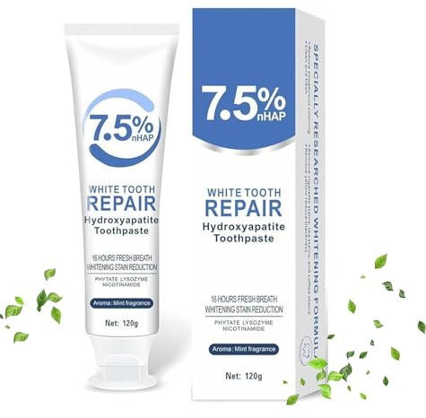 Hydroxylapatit Zahnpasta,Hydroxyapatite Toothpaste,Zahnpasta Hydroxylapatit für fortschrittlichen Zahnschmelzschutz,Zahnpasta Ohne Fluorid