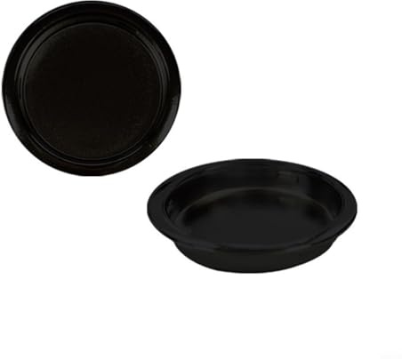 Sileduove Circular Flush Pull Recessed Door Handle Round Sliding Insert for Closets Cabinets Pocket Doors Space-Saving Modern Design(Black)