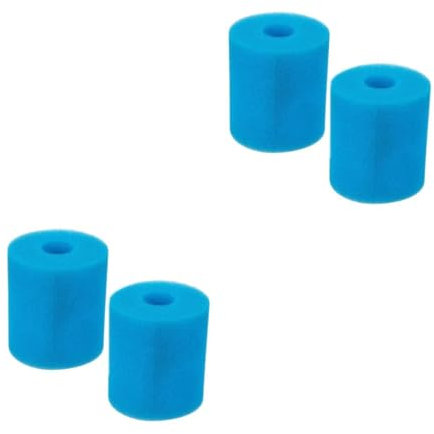 Toyvian 4pcs Clever Spa Filters Replacement Pool Filter Pump Easy to Clean Sponge for Pool