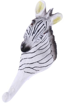 Garneck Vintage Resin Zebra Wall Hook Decorative Animal Hanger for Door Behind Hanging Coat Bag Storage Home Wall Decor
