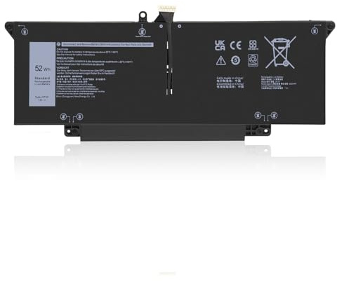 JHT2H Replacement Laptop Battery for Dell Latitude 7310 7410 Latitude 7410 Chromebook Enterprise Series P34S P34S001 Y7HR3 35J09 4V5X2 HRGYV WY9MP XMV7T 009YYF 7CXN6 T3JWC XMT81 7.6V 52Wh