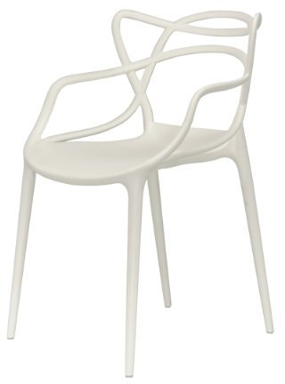 Kartell 586503 Stuhl Masters, weiß