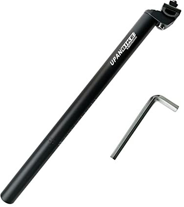 UPANBIKE Rennrad Mountainbike Fahrrad MTB Ersatz Sattelst¨¹TZE Sattelst¨¹TZE Extra Lang 45cm(450 mm),Aluminiumlegierung,mit Mikro-Einstellklemme, Durchmesser 30.4mm