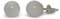 Weiße Jade Ohrstecker 12mm aus 925 Silber