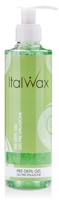 Italwax Pre Wax Gel - 250ml - Bereiten Sie die Haut auf die Haarentfernung mit Wachs vor - Geeignet für alle Hauttypen​