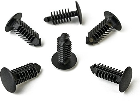 20x Universal Plastik Tannenbaum Clip in Schwarz | 14 mm x 22,6 mm
