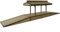 War World Scenics Spur 00/H0 Bahnsteig und Vordach mit Auf- und Abfahrrampe - Modellbahn MDF Landschaft Modellbau