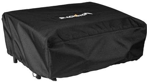 Blackstone 1724 55,9 cm Tisch-Grillabdeckung für Grillplatten ohne Haube oder Hardcover, wetterbeständig, Schwarz