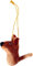 GURU SHOP Filz Anhänger, Baumbehang - Fuchs, Orange, Wolle, 7x4x3 cm, Weihnachtsdeko
