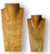 ART-CRAFT Halskettenständer Schmuckständer Halskettendisplay Schmuckbüste aus Holz Natur 2er Set 20 und 30 cm