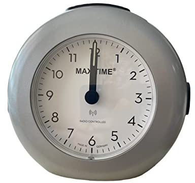 Maxitime Funkwecker mit Snooze, Crescendo Alarm und Licht