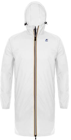 K-Way Coupe-vent Long Blanc Unisexe Le Vrai 3.0 Eiffel
