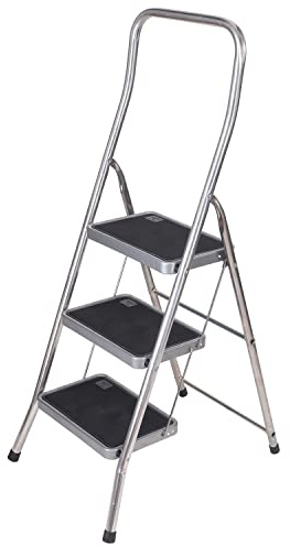 TB Davies 3 Tread High Rail Aluminium Step Stool