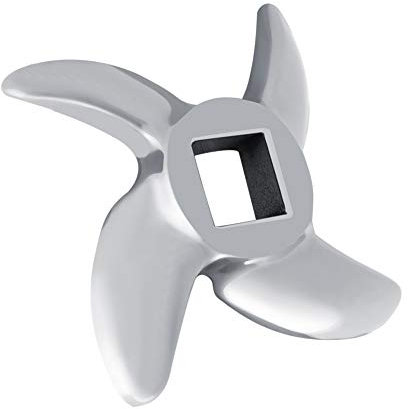 Tiiyee Lama per Tritacarne, Coltello da Taglio in Acciaio Inox Pezzo di Ricambio Taglierina Forma Croce Meat Grinder Blade Elettrici Manuali Lame Smerigliatrici Cucina Professionale Alimenti (12#)