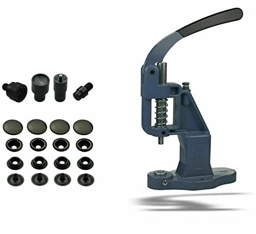 Große Auswahl ISTA TOOLS - Starter Set mit 50 Stück Antik oxidiert 12,5mm Ring-Feder Rostfrei Druckknöpfe Grundmaterial Messing und nickelfrei -plus mit Hebelpresse -plus Druckknopfwerkzeug