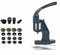 Große Auswahl ISTA TOOLS - Starter Set mit 50 Stück Antik oxidiert 12,5mm Ring-Feder Rostfrei Druckknöpfe Grundmaterial Messing und nickelfrei -plus mit Hebelpresse -plus Druckknopfwerkzeug