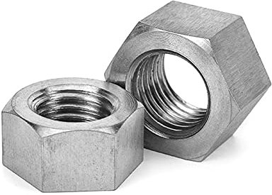 10 piezas M8 Grueso 8mm Tuerca de titanio puro ta2 tuerca de titanio puro tuerca hexagonal de titanio puro