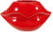 Vase Kussmund Lippenvase 22 x 12 x 11 cm Blumenvase Lippe Mund Figur Deko GTT H166