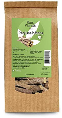 Réglisse bâton 100g - goût sucré et sa saveur distinctive