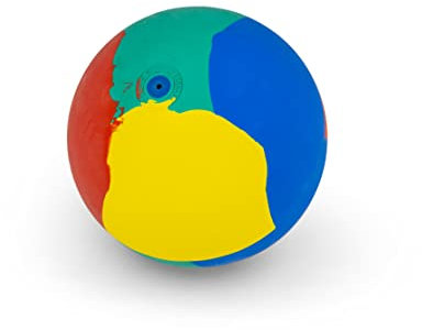 WV Gymnastikball Klein - 16 cm - Spiele Für Sehbehinderte - Glockenball - Gummiball Klein - Rehabilitation - Kleiner Gymnastikball - Ball - Bunt