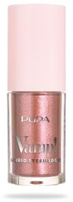 Pupa Ombretto Liquido Vamp! Colore 004 Rose - Ombretto liquido dal Finish scintillante, lunga Tenuta, disponibile in 12 diverse Tonalità (Formato 4 ml)