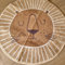 ARUGYTEI Teppiche fürs Kinderzimmer Kleiner Löwe Muster,Lion's Mane Blonde, ø 140 cm, Kinderzimmerteppich Weiches Teppiche Rund Junge Mädchen Kinderteppich Spielteppich, Waschbar, rutschfeste,
