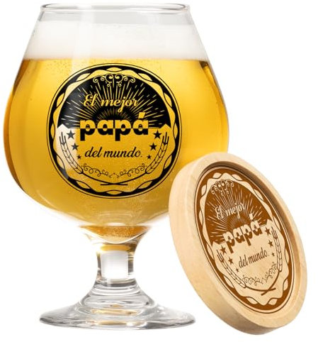 TheGiffter Regalo Día del Padre, 17 OZ Jarra Cerveza Regalo Padre Cumpleaños, Regalos Originales para Papa, Regalo Cumpleaños,Día del Padre,Acción de Gracias,Navidad para Papa